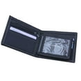 thumbnail image 4 of Blue Jean Style Wallet Zipper and Leather Patch on Top Men Woman Billfold A-BB-4, 4 of 9