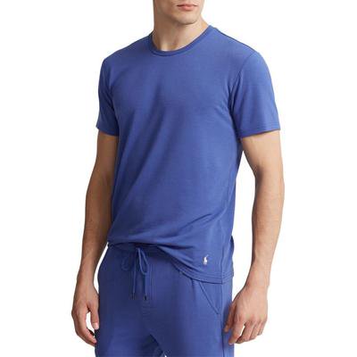 Polo Ralph Lauren Mens Terry Short Sleeve Loungewear Pajama T Shirt Blue Small