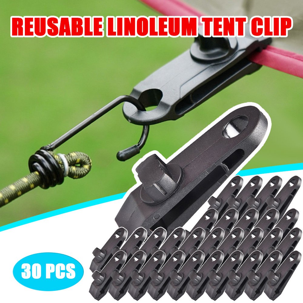 Cotonie Tarp Clips 10pcs Heavy Duty Lock Clamps Tent Clip Awning Clamp