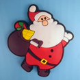 thumbnail image 3 of Paquete de 3 imanes navideños para nevera, regalos de Navidad, decoración del hogar, imán para nevera para niños, imán para nevera con forma de muñeco de nieve, Papá Noel y alce, diseño elegante y pop, 3 of 5