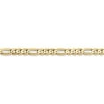 thumbnail image 2 of 14K 4mm Flat Figaro Chain, 2 of 4