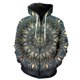 thumbnail image 1 of Sudadera con capucha y cremallera de mandala para hombre, unisex, estilo Harajuku, con estampado 3D, informal, de manga larga, de gran tamaño, divertida, estilo hip hop., 1 of 6