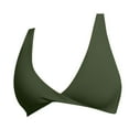 thumbnail image 3 of New & Trending NMMUED Bikini Tops for Women, Bathing Suit Top, Triangle Bikini Top, Push Up Bikini Top, Padded Bikini Top, Army Green L, 3 of 5