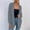 Dark Gray, variant on LOVZFMLL Cardigan for Women's Cardigan Color Coarse Knit Loose Oversized Knitwear