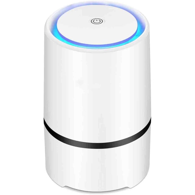 Giantex Air Purifier for Home, Air Cleaner w/True HEPA, Carbon, Night Light, Low Noise, USB Cable for Dust Smoke Odors
