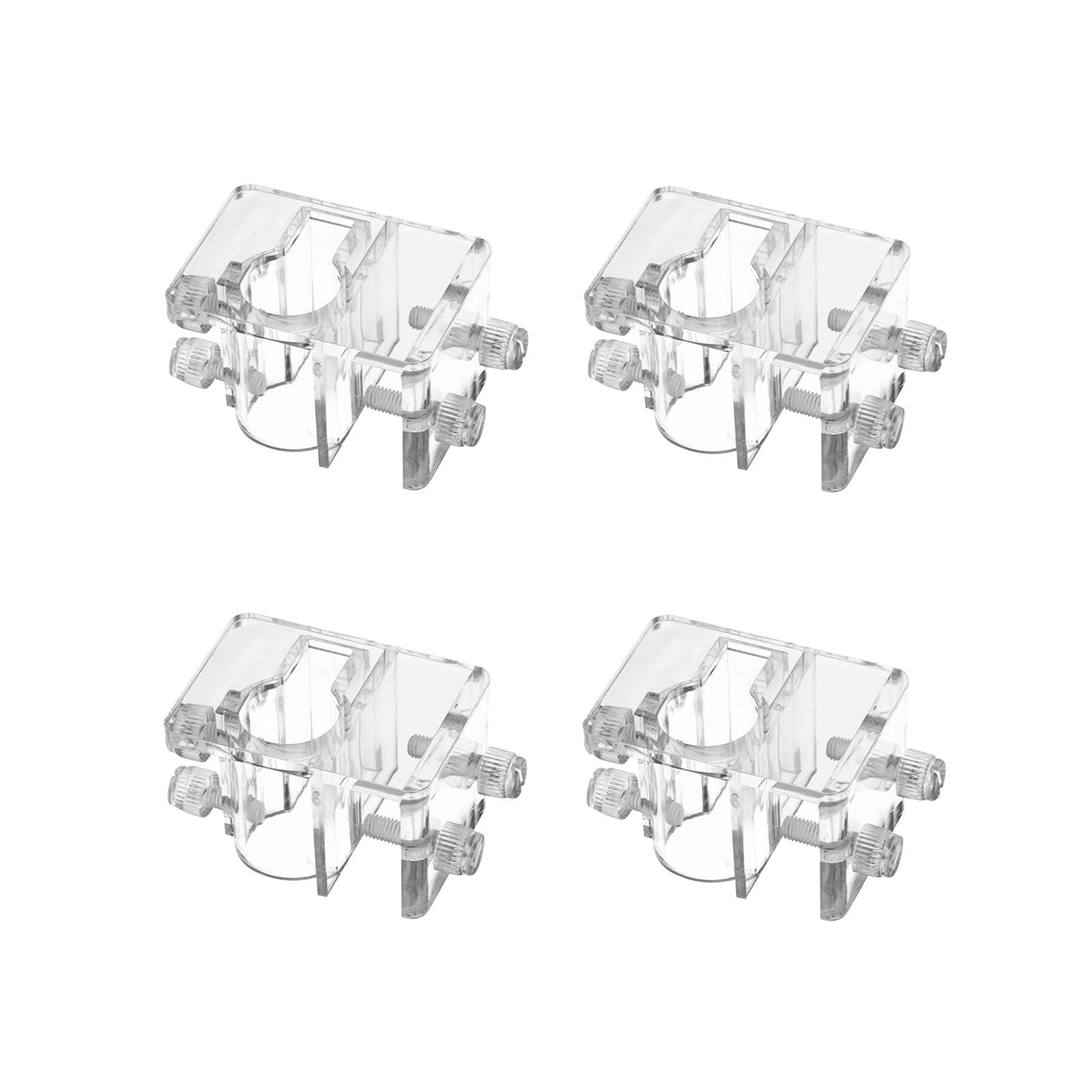 Stgfyxgs 4x Soft Tube Fixture Holder Adjustable Hose Holder Inlet Outlet Pipe Holders Water Pipe Clamp Clear Water Pipe Fixing Clamps for 27mm