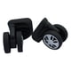 thumbnail image 3 of Paquete de 2 ruedas multiusos para carrito, con rotación de 360 ​​grados, flexibles, para reparación de equipos y piezas lisas., 3 of 9