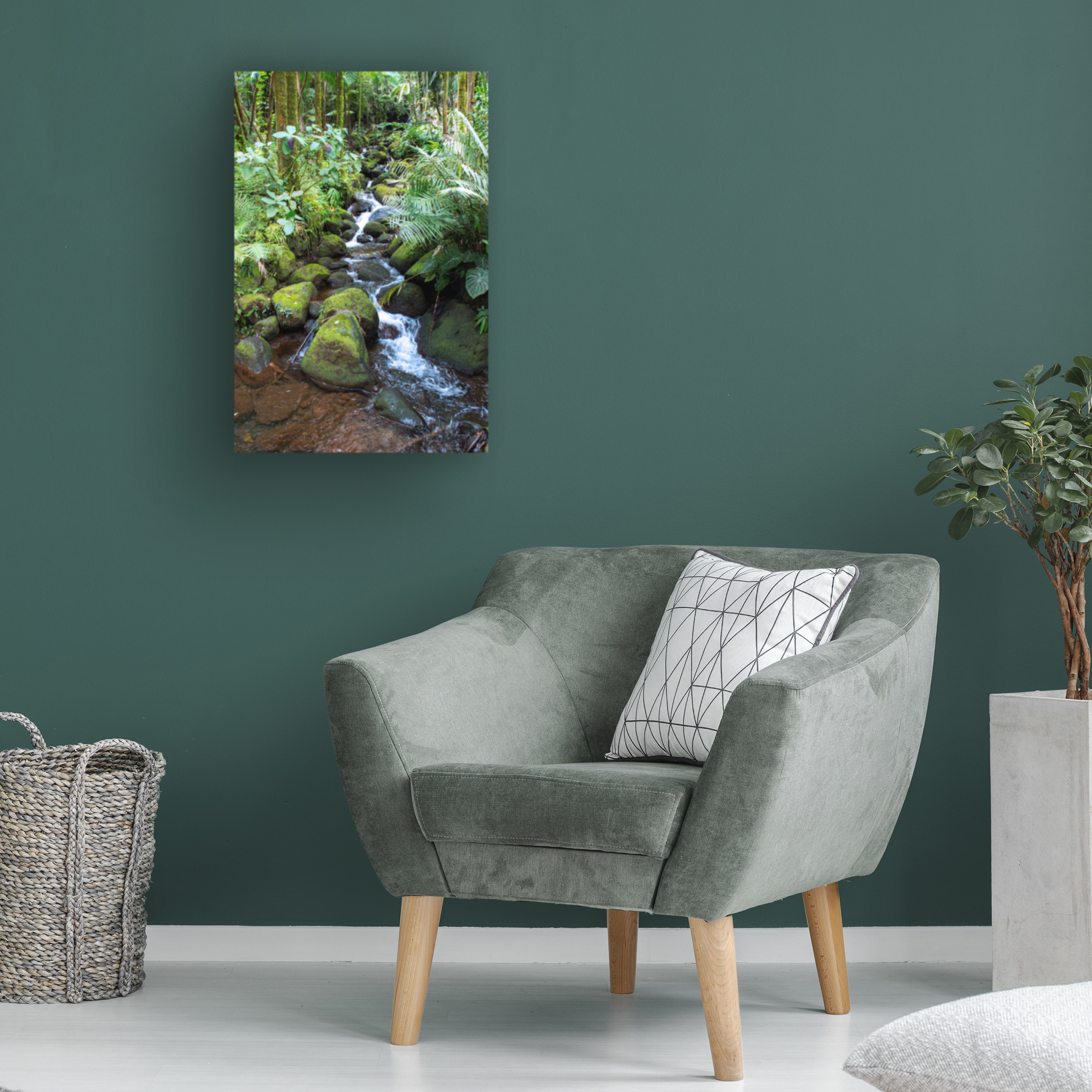 Robert Michaud 'Tropical Forest' Canvas Art