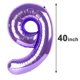 thumbnail image 3 of Globo Número 9 Morado Upgesy 102 cm Decoración para Fiesta, 3 of 6