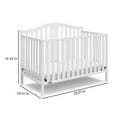 Graco Solano 4 in 1 Convertible Crib White