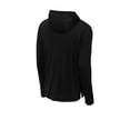 thumbnail image 4 of Sport Tek Men Male Cowl Neck Hoodie Black Triad So 4X-Large, 4 of 4
