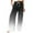Black, variant on Women's Oversize Pants Color Block Wide Leg Pants Drawstring Casual Fashion Trousers with Pockets Multicolor 5XL