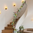 thumbnail image 4 of Fareti Wildflower Daisy Garland Flower Garland with Daisy Faux Floral Vine for Wedding Arch Front Door Porch Staircase Summer Spring Easter Decor, 4 of 7