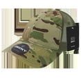 thumbnail image 1 of Decky 6305-MC-MC-OL Relaxed Low Crown Trucker Cap - Multicam & Olive, 1 of 1