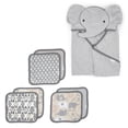 thumbnail image 1 of Set De Toalla y Toallitas De Limpieza Para Bebé Ingenuity 13014 gris, 1 of 5