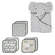 thumbnail image 1 of Set De Toalla y Toallitas De Limpieza Para Bebé Ingenuity 13014 gris, 1 of 5