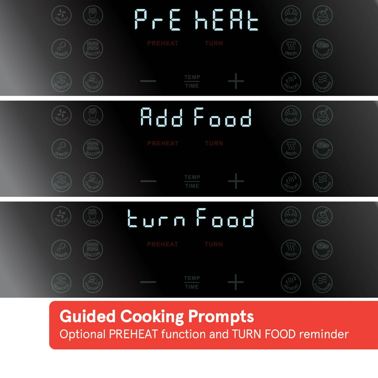 Gourmia GAF798 7 Quart Digital Air Fryer 10 One-Touch Cooking Functions