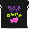 thumbnail image 4 of Inktastic Best Lil Sister Ever Girls Toddler T-Shirt, 4 of 5