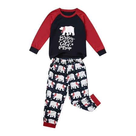 

Merqwadd Matching Family Christmas Pajama Set Holiday Sleepwear PJs