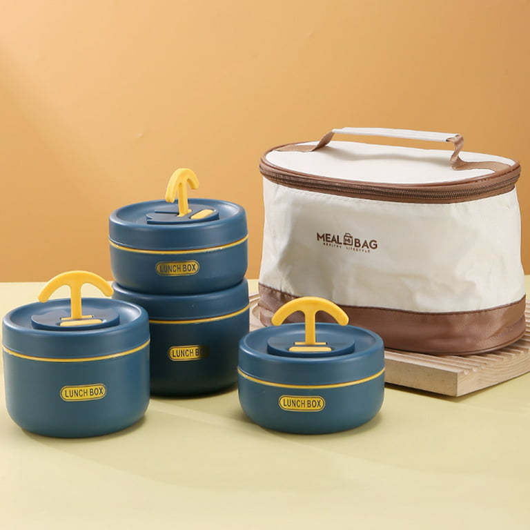 Thermal Lunch Box Set,Portable Insulated Lunch Containers with