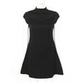 thumbnail image 5 of Miutii Summer Dress for Women Casual Cap Sleeve Bodycon Midi Dress Wedding Evening Dance Party Black M, 5 of 9