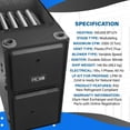 thumbnail image 3 of ACiQ 97% 100000 BTU Modulating Gas Furnace - 21" Width Upflow/Horizontal | 2000 CFM, R32, Variable Speed, HVAC Gas Heater, 3 of 8