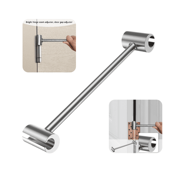 Door Hinge Adjustment Tool, Hinge Gap Adjustment Wrench, Heavy Duty DoorHinge Repair Tool, Hinge Gap Adjusting Wrench, Residential Doorhinge Adjustmenttool