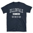 thumbnail image 1 of Dillonvale Ohio Classic Established Men's Cotton T-Shirt, 1 of 1