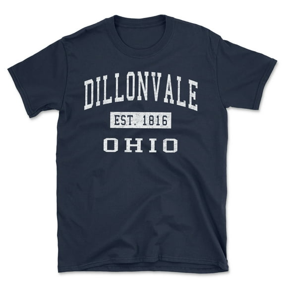 Dillonvale Ohio Classic Established Men's Cotton T-Shirt