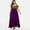 Purple, variant on Babysbule Dresses for Women Women Plus Size Cold Shoulder Floral Lace Maxi Party Evening Camis Long Dress