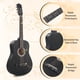 thumbnail image 4 of Kit de Guitarra Acústica Ktaxon 38" de Tilo 6 Cuerdas Negra, 4 of 7