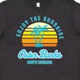 thumbnail image 4 of Inktastic Summer Enjoy the Sunshine Outer Banks North Carolina in Blue Youth T-Shirt, 4 of 5