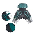 thumbnail image 1 of LSLJS 3/4“ Y-Shaped All Metal Body Garden Hose Splitter, Hose Splitter, 1 of 3