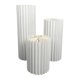 thumbnail image 1 of Soportes cilíndricos con pedestal, columnas romanas de papel, pilares de exhibición para mostrador, ideales para boutiques de flores, vestidores y 3 piezas de 40 60 y 80 cm, 1 of 8