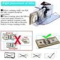 thumbnail image 3 of Money Counter Machine Currency Cash Bank Counterfeit Detector Cash Counting, 3 of 11