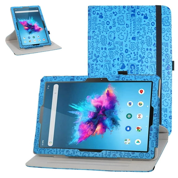 Labanema 10.1" Vankyo MatrixPad S30 Tablet Case, 360 Degree Rotary Stand 10.1" Vankyo MatrixPad S30 Tablet Cover, Anti Scratch Waterproof Protective Case for 10.1" Vankyo MatrixPad S30 Tablet (Blue)