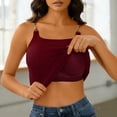 thumbnail image 4 of Womens Crop Tank Tops Seamless Soft Sleeveless Square Neck Shirts Shirts Fitted Basic Undershirt, 4 of 9