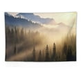 thumbnail image 5 of ONETECH  Dawn Mountain Forest Tapestry, Art Tapestry, Country Art Tapestry, Bohemian Handmade Tapestry, Dormitory, Living Room, Bedroom Decoration Tapestry Wall Carpet, 5 of 7