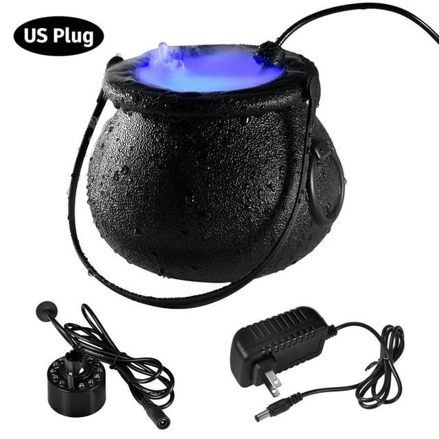 xiaxaixu Lampe Décorative LED Changeant de Couleur en Forme de Pot de Sorcière d'Halloween