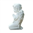 thumbnail image 4 of Yuehao Decorative Ornaments Angels ResinGarden Statue Figurine Indoor Outdoor Home Garden Decoration Adorable Angel Sculpture Memorial Statue White, 4 of 9