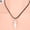 White, variant on Faux Gemstone Rock Natural Quartz Healing Point Chakra Reiki Pendant Rope Necklace