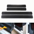 thumbnail image 4 of Lubelski 4Pcs 4D Carbon Fiber Auto Car Door Sill Stickers Anti-Scratch Protection Cover, 4 of 8