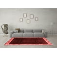 thumbnail image 3 of Ahgly Company Machine Washable Indoor Rectangle Oriental Red Asian Inspired Area Rugs, 5' x 7', 3 of 4