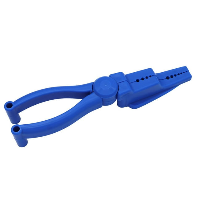 Alicates para sujetar clavos. Soporte para clavos para martillar. Mantiene los dedos seguros. Guía de clavos. Azul