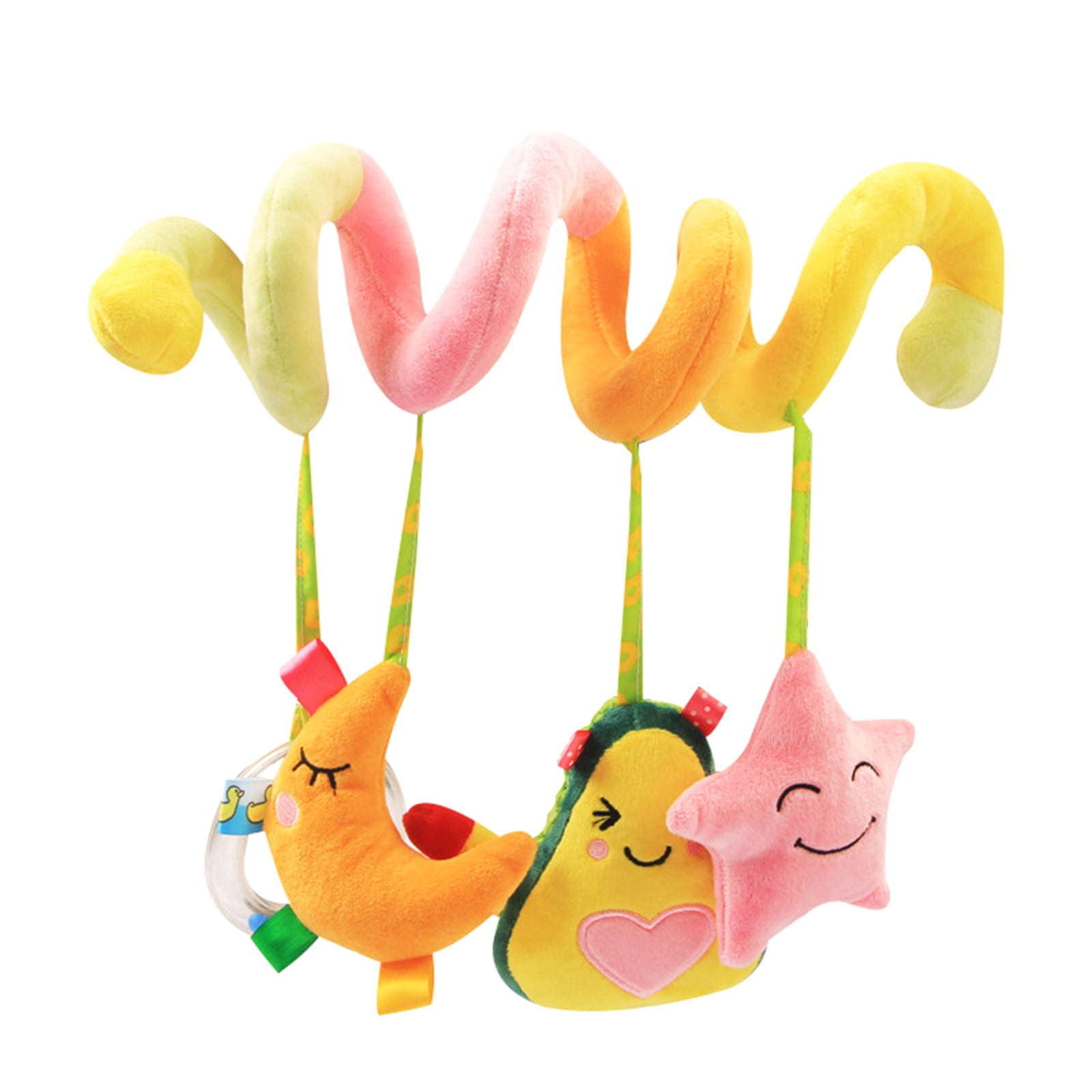 Carolilly Activity Musical Spiral Crib Stroller Car Seat Travel Hanging Toys