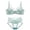Mint Green, variant on Npasoilc Wirefree Bra and Panty Set for Women Thin Push Up Full Coverage Lace Side Support Lifting Comfortable Set