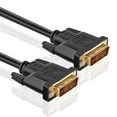 thumbnail image 3 of DVI to DVI DVI-D Cable (50 Feet) - Gold Plated DVI Digital Dual Link Male Connector Wire Cord for PC Computer LCD Monitor Display - Black, 3 of 4