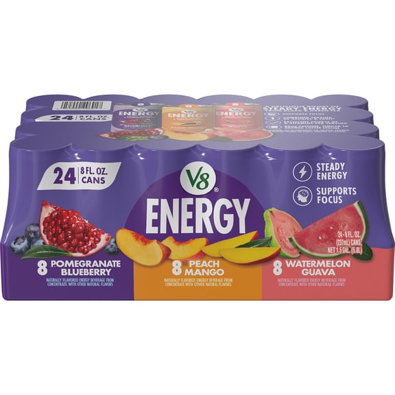 V8 Energy Drinks Variety Pack, 8 fl. oz., 24 pk