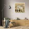 thumbnail image 3 of Susann Parker 36x36 Gallery Wrapped Canvas Wall Art Titled - Young Africa Zebra, 3 of 4