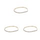 thumbnail image 5 of Sonducket Tobillera Brillo Diamante de imitación Oro Plata Bling Adorno de moda Regalos para el día de San Valentín Pulseras de tobillo para Type1 NO1, 5 of 6
